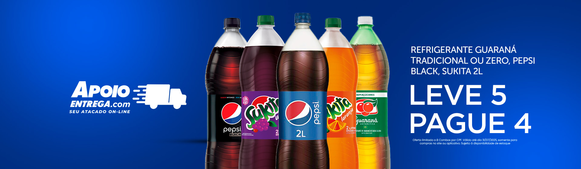Refrigerante Guaraná 2L Leve 5 Pague ate 31/07